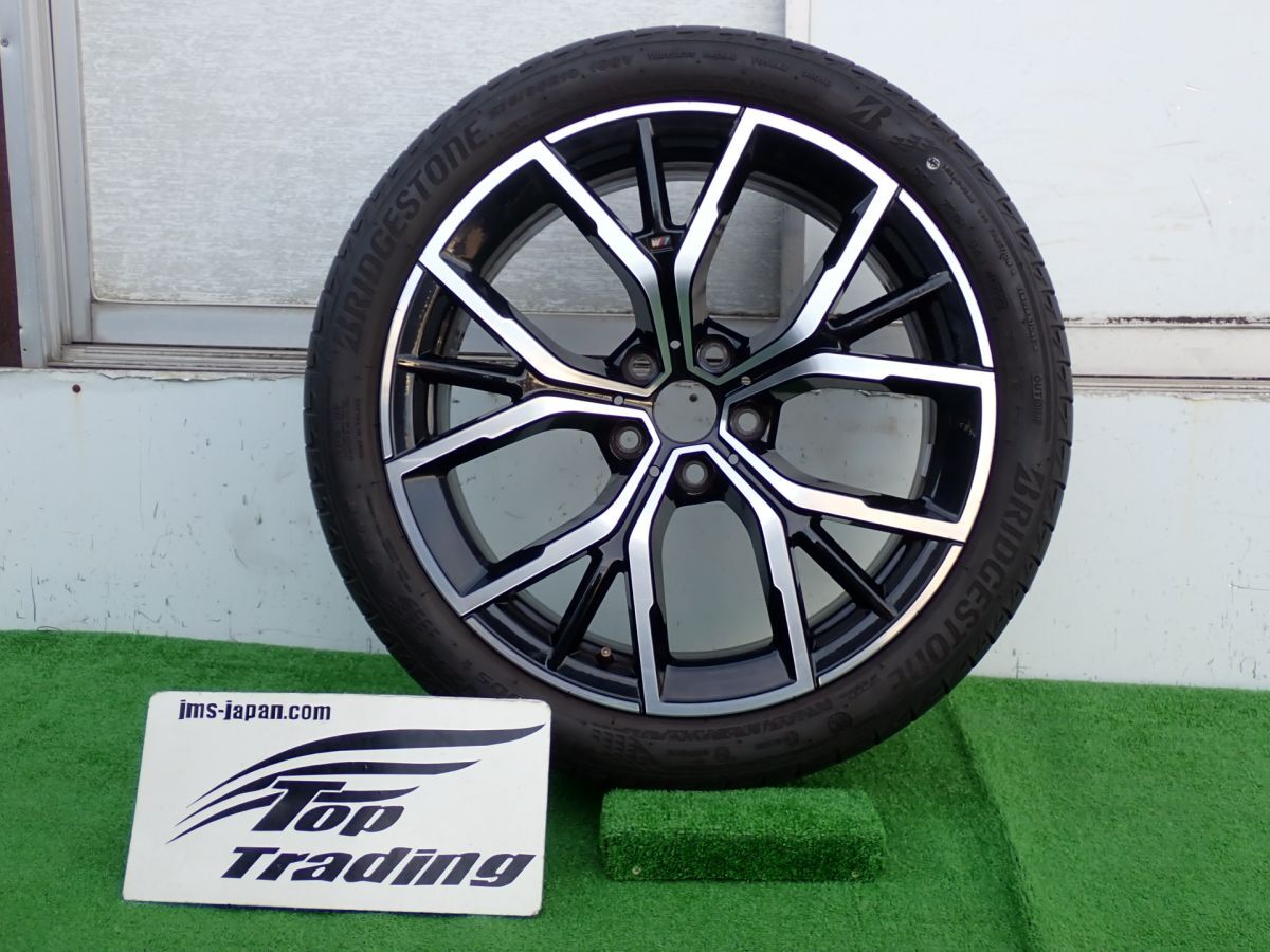 L6799vc BMW純正 5シリーズ G30/G31 Yスポーク スタイリング 845M 19インチ アルミホイール 9Jｘ19IS44 リア 1本 275/35R19 8747235