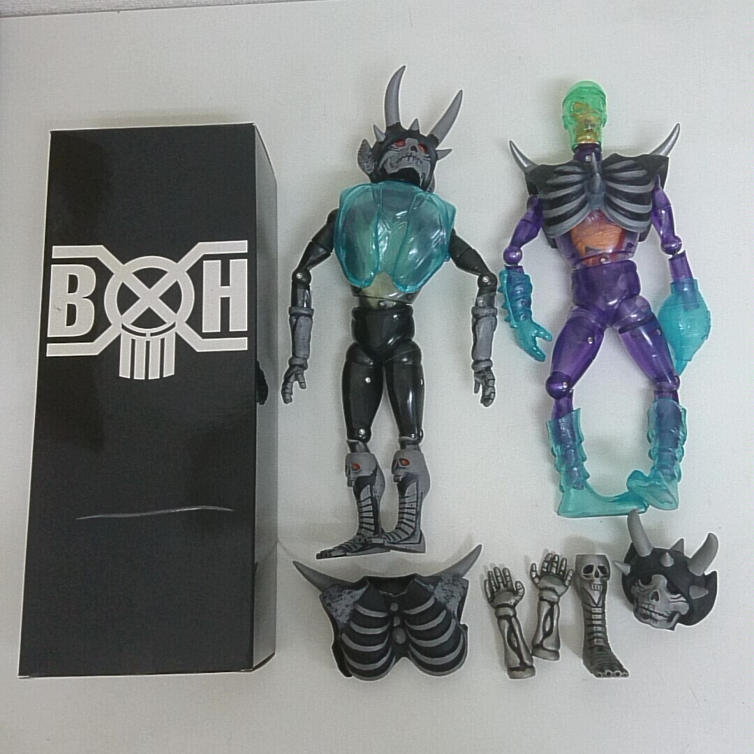 ドクロキング キングワルダー バウンティハンター BOUNTY HUNTER フィギュア タカラ TAKARA 変身サイボーグ 欠品パーツあり 2体 セット