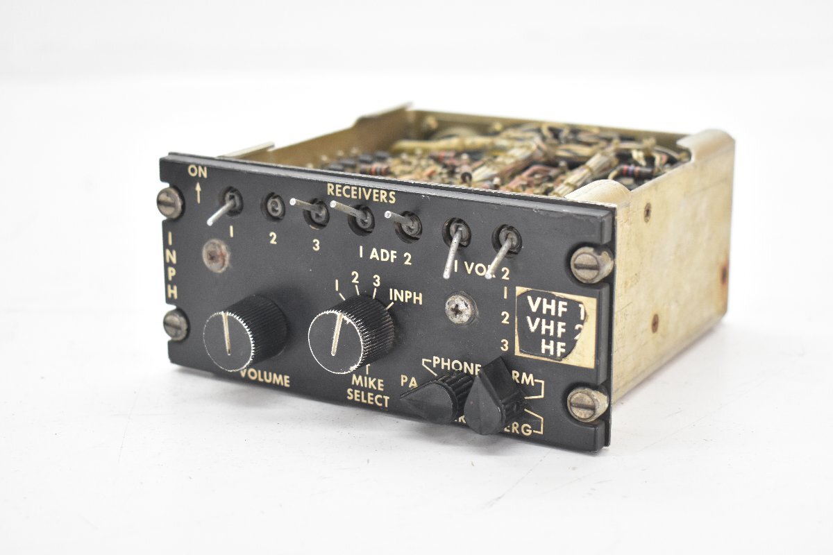 DEHAVILLAND AIRCRAFT 航空機用 オーディオコントロールパネル[デ・ハビランド・エアクラフト][管制器][コックピット][戦闘機]47M