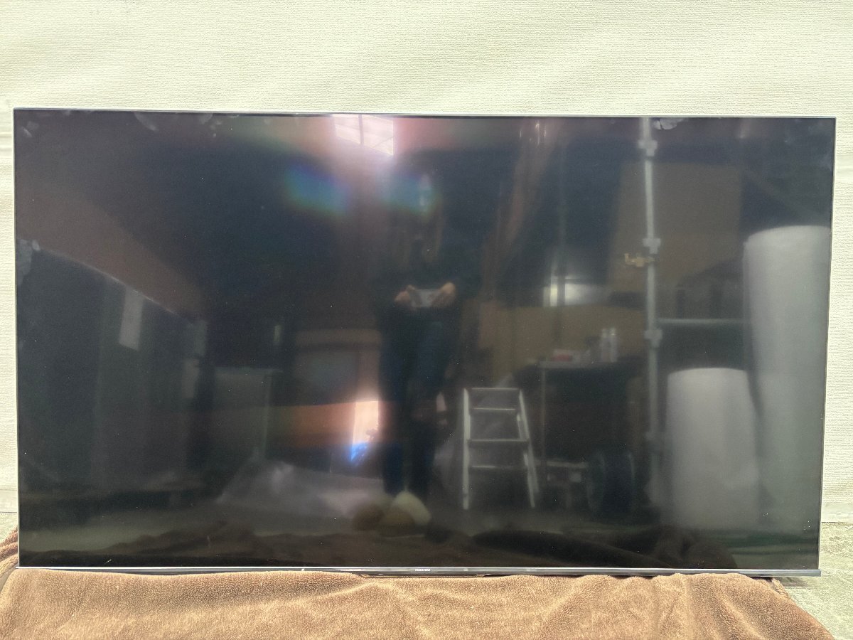 1円スタート【ジャンク品】大阪発 　Hisense　4K液晶テレビ　75U8F　75インチ　2021年製　KA　IMa