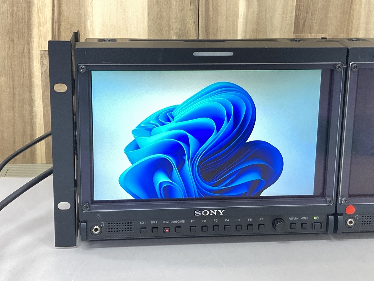 [2台セット] SONY LMD-941W 9インチマルチフォーマット液晶モニター ※ACなし/動作確認済み MJ-②