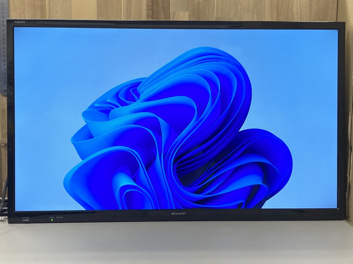 SHARP AQUOS LC-32H30 32型液晶カラーテレビ ※リモコン付属/B-CASカードなし TB-③