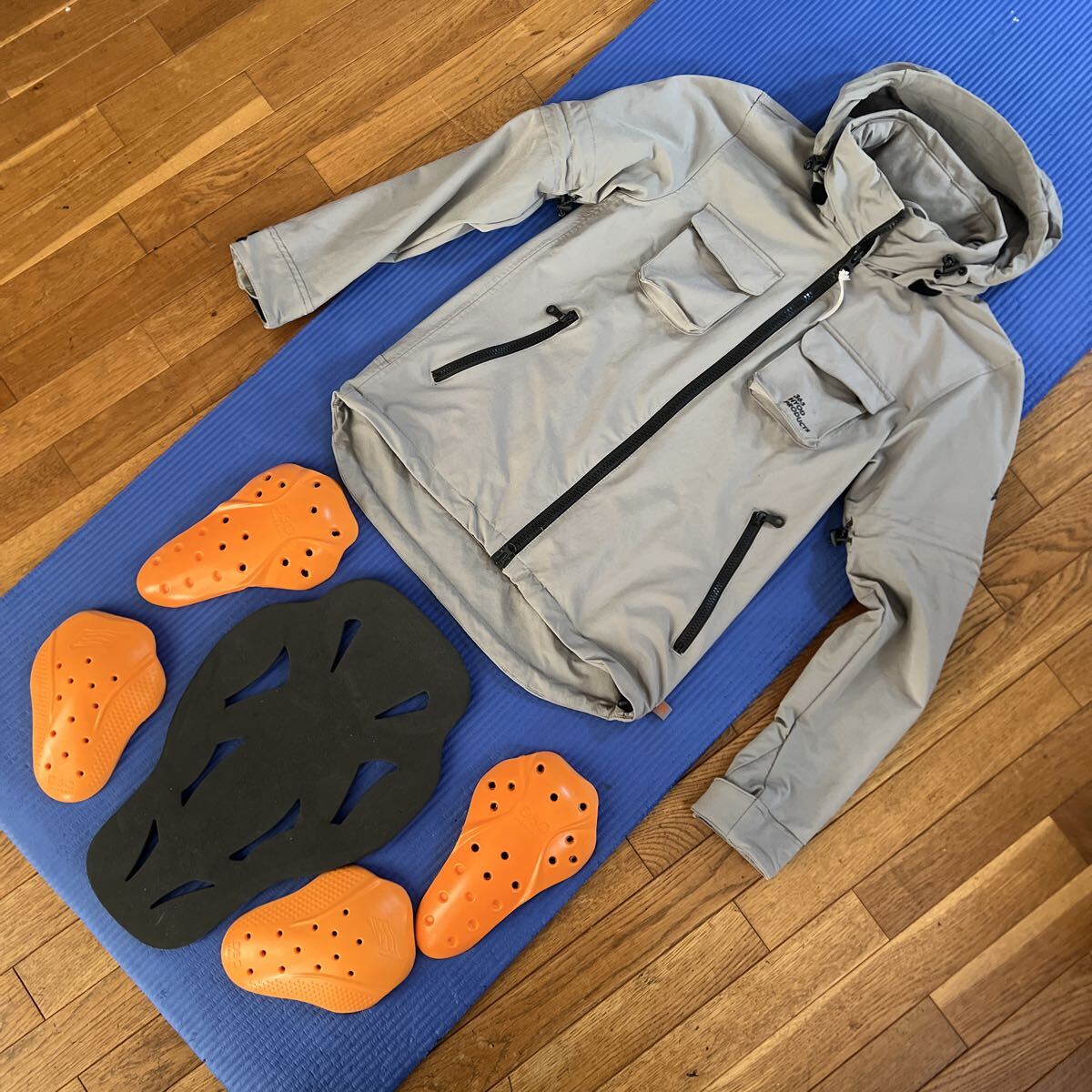 ●HYOD H3J001N HYOD365 PARKA gano ストレッチジャケット Sサイズ USED品●オプションD3Oプロテクターつき