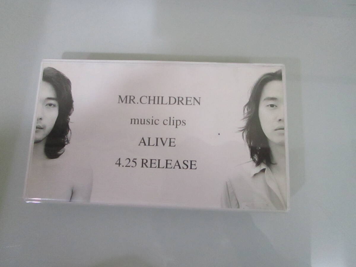 VHS ビデオテープ MR.CHILDREN music clips ALIVE 4.25 RELEASE ミスターチルドレン ミスチル ミュージックビデオ