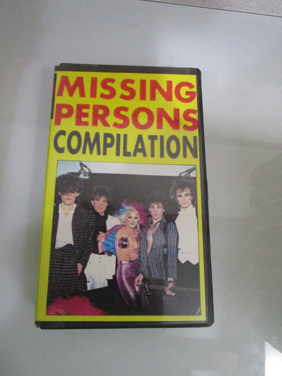 VHS ビデオテープ 輸入盤 MISSING PERSONS COMPILATION ミュージックビデオ