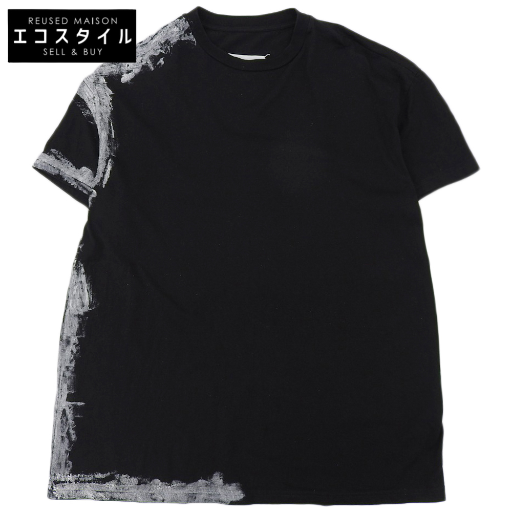 Maison Margiela メゾンマルジェラ ペイントストロークプリントTシャツ トップス メンズ ブラック 48 S50GC630 20年