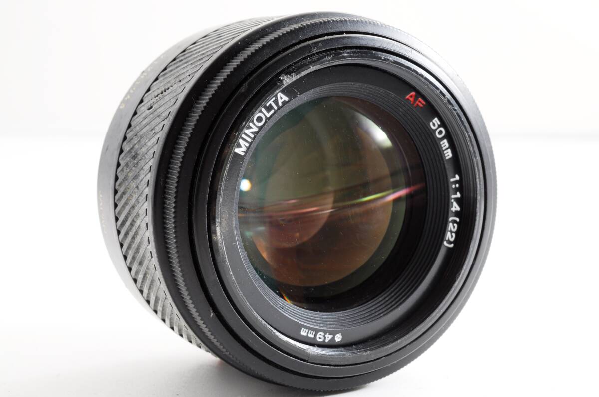 【動作品】MINOLTA AF 50mm F1.4 SONY αマウント C-484
