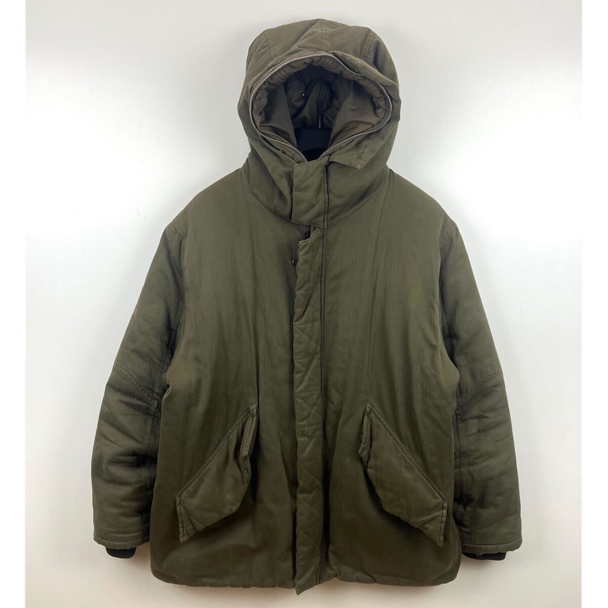 AG P.E.O.T.W. 00s archive full zip puff jacket XL エージー 中綿 フードジャケット 初期 アーカイブ PRIVATE BRAND ストリート リペア有