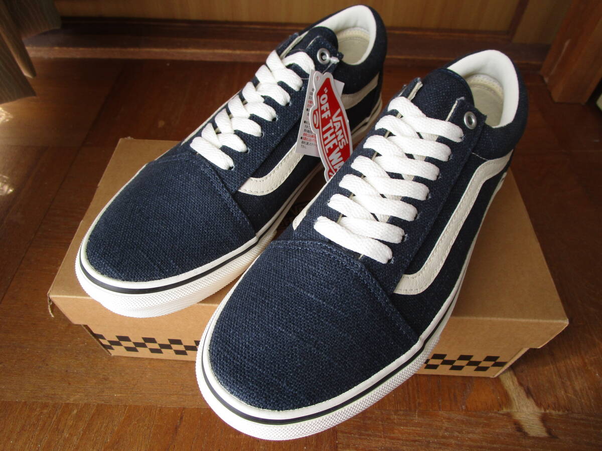 【未使用】 VANS ヴァンズ Old Skool オールドスクール / V36CF HMP / NAVY/WHITE / US MEN 9（27cm）