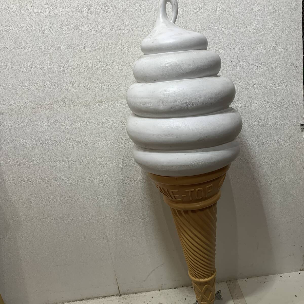 FINE-TOP ソフトクリーム　FUJI-CLIP アイスクリーム　130㎝　看板　照明　店舗　業務用　XZ4167