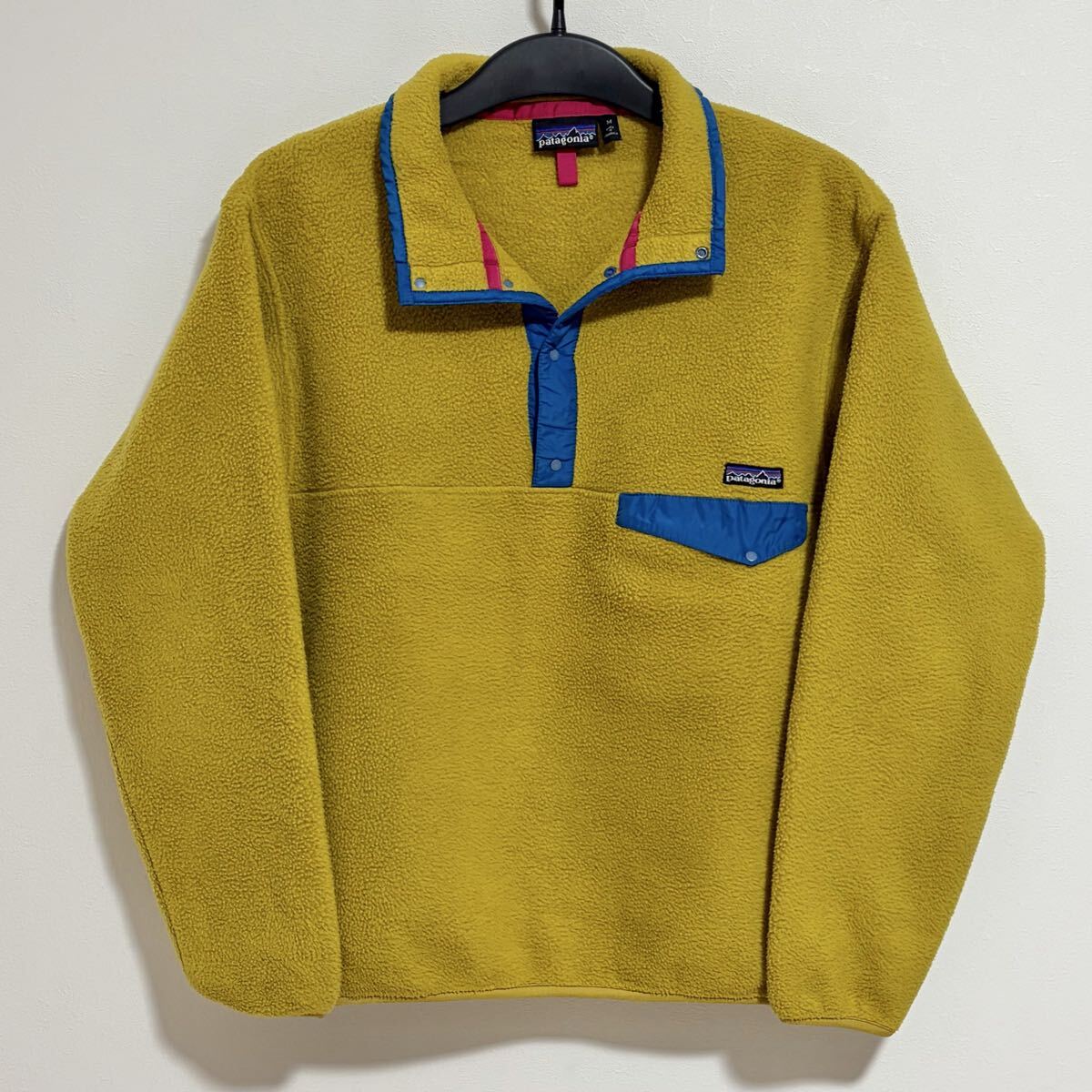 幻★90s patagonia スナップT フリース ジャケット カレー 25530 パタゴニア シンチラ ヴィンテージ ビンテージ 80s USA アメリカ 初期