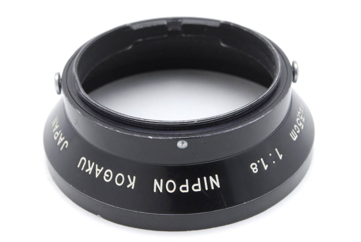 希少 Nikon NIPPON KOGAKU 3.5cm F1.8 用 レンズフード ニコン 日本光学 W Nikkor #7192