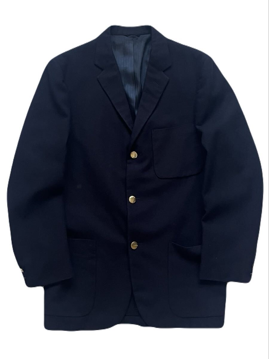 希少 50s 60s ネイビー ブレザー ジャケット 37R 紺ブレ ヴィンテージ テーラードジャケット 金ボタン WESTERN COSTUME CO HOLLYWOOD CALIF