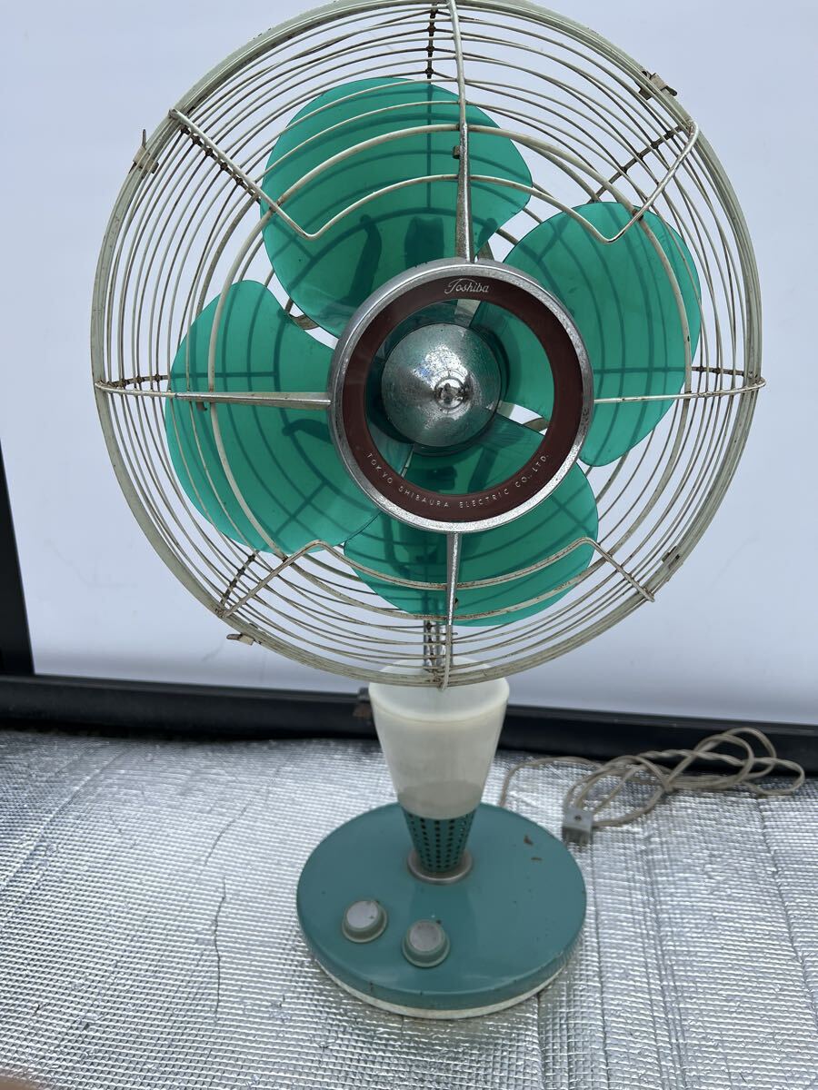扇風機 昭和レトロ アンティーク ナショナル National 当時物 ELECTRIC 三菱 FAN コレクション　