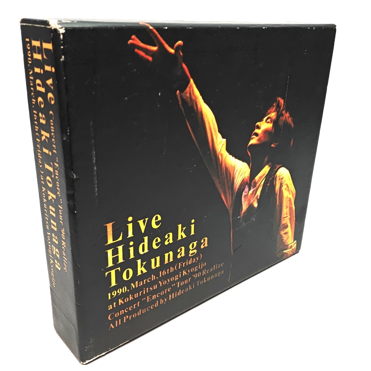 徳永英明 LIVE hideaki tokunaga 1990 BOX CD 2枚組 ライブ盤 初期 J-POP 音楽