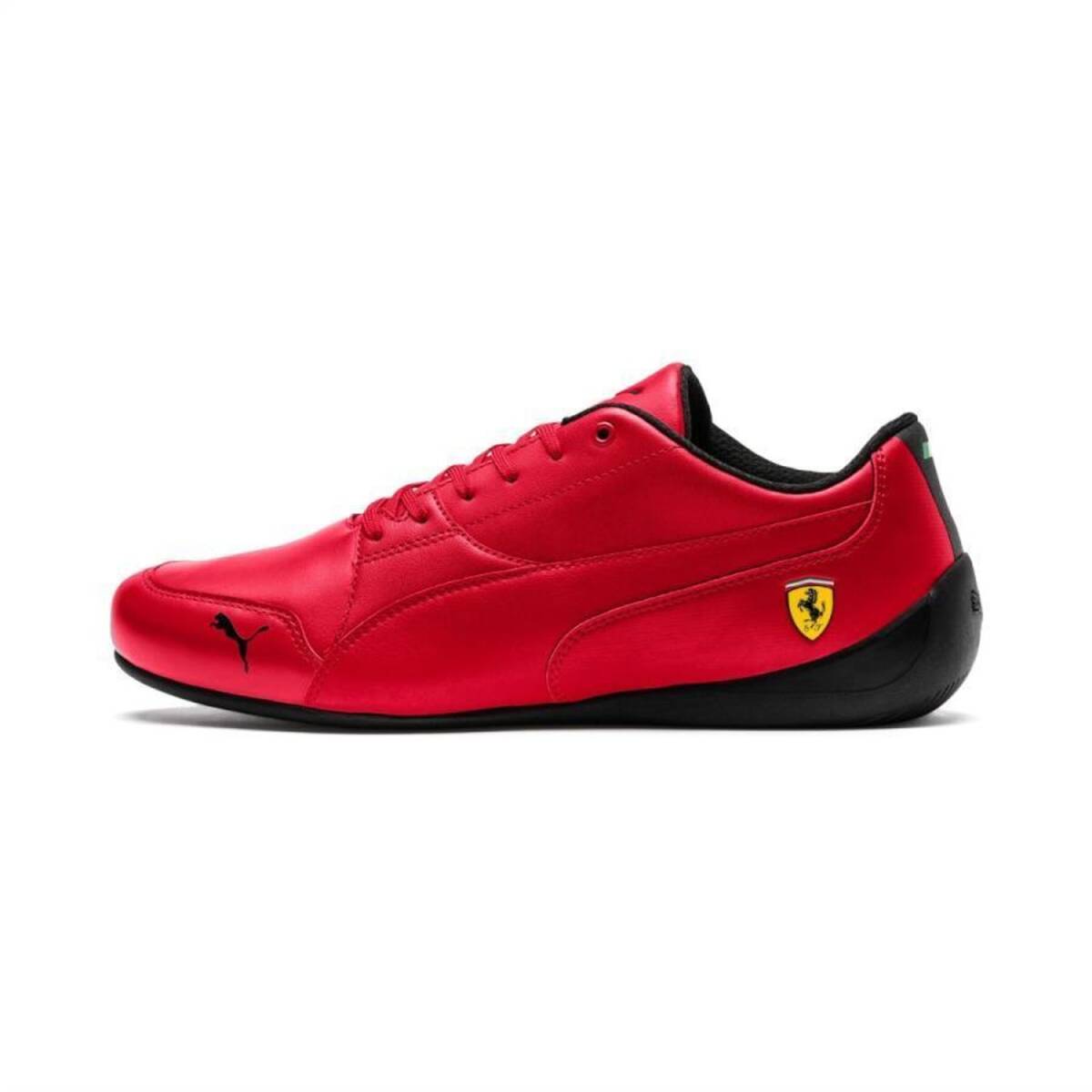 超美品 プーマ SF ドリフトキャット 7C ウルトラ LS 赤 フェラーリ コレクション PUMA Ferrari スニーカー ドライバーズシューズ 26.5cm