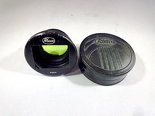 ヴィンテージ△ドイツ製 RHACO フード付きフィルター D.R.G.M.刻印 ケース付