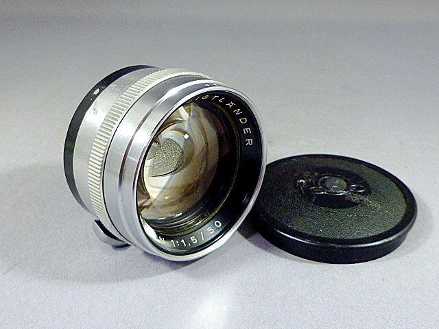 △フォクトレンダー VOIGTLANDER NOKTON 1.5/50 プロミネントマウント 良品 キャップ付