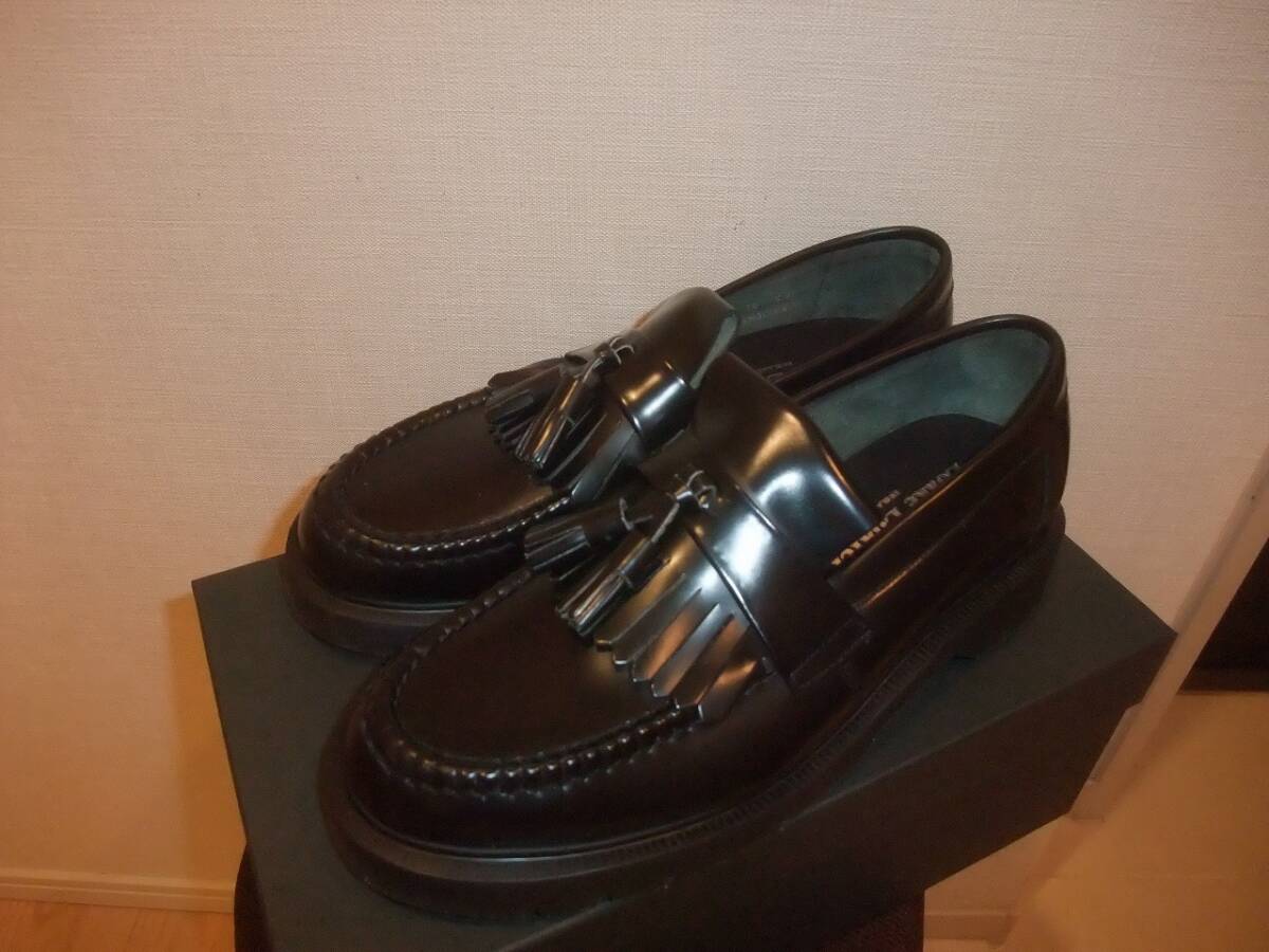 ローク　キルトタッセルローファー　ブライトン　ブラック　ガラスレザー　Loake　BRIGHTON　623BT　BLACK　POLISHED　LEATHER　UK7.5