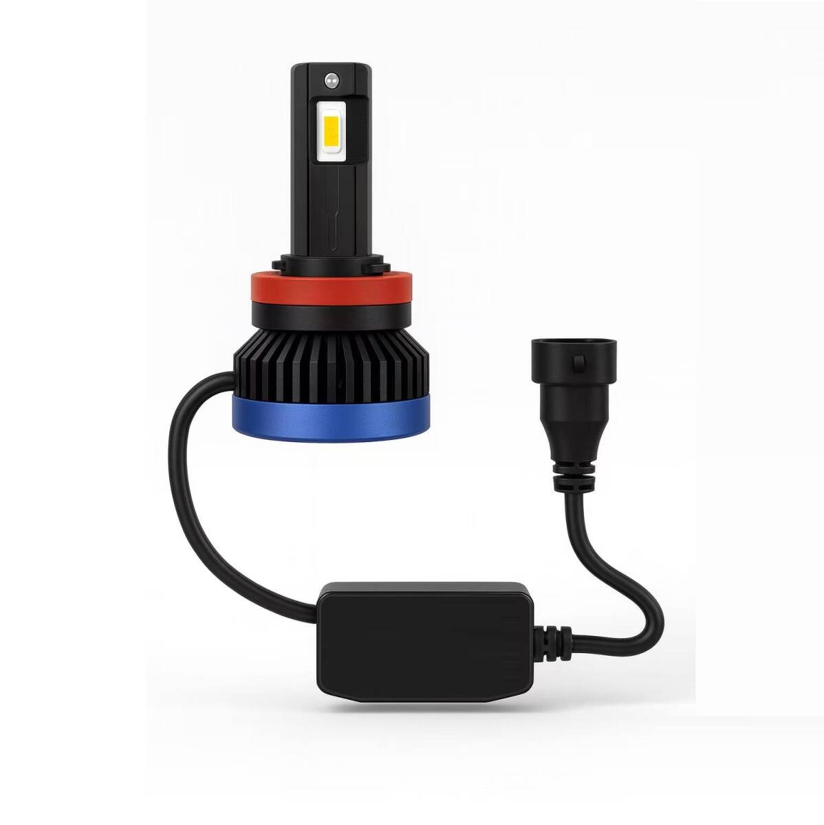 H11/H9/H8 LEDヘッドライト 車用 新車検対応 6000Kホワイトライト 22000LM 80Wセット出力高速回転冷却ファン (左右2個入)S97T