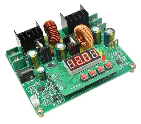 DC / DCコンバータ！デジタル表示！降圧/昇圧充電器モジュール入力電圧DC10-40V 出力電圧DC0-38Vステップアップダウン！