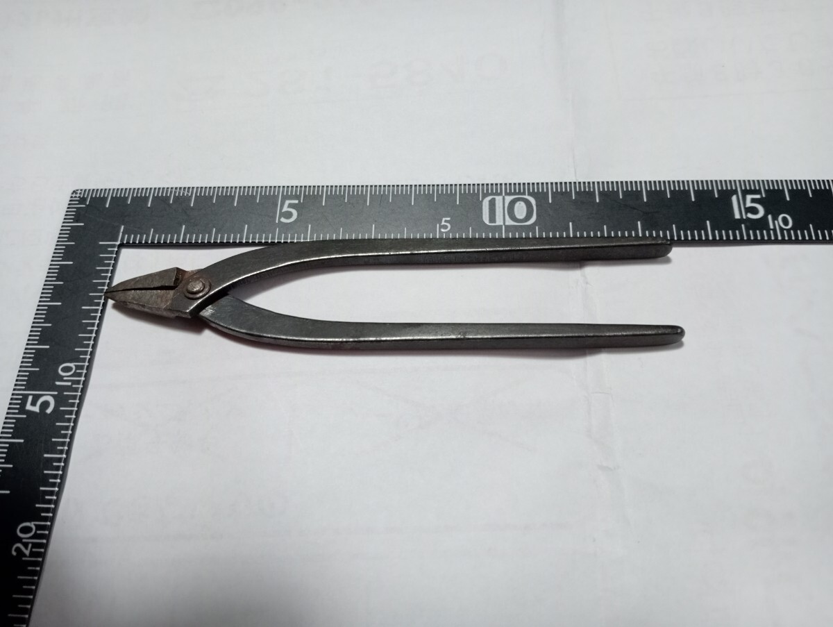 　ミニサイズやっとこペンチ ？　DIY　プラモ　針金掛け？　小物 製作に　小ケ3
