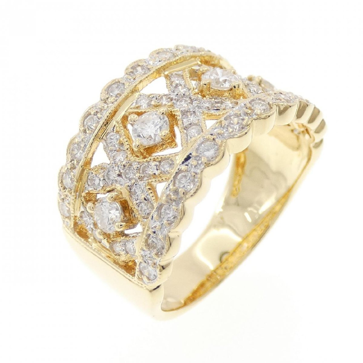 ポンテヴェキオ ダイヤモンド リング 0.77CT