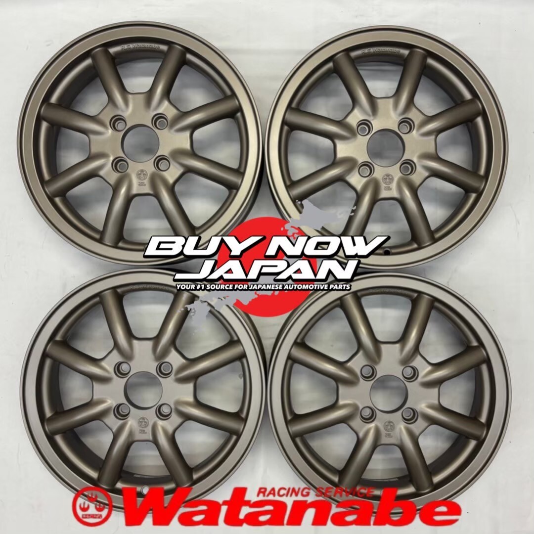 4本セット【在庫ありの場合即納】RS Watanabe F8F TYPE 15×4.5J +45 4H-100 新マグカラー 軽自動車などに / 15インチ ワタナベ ホイール