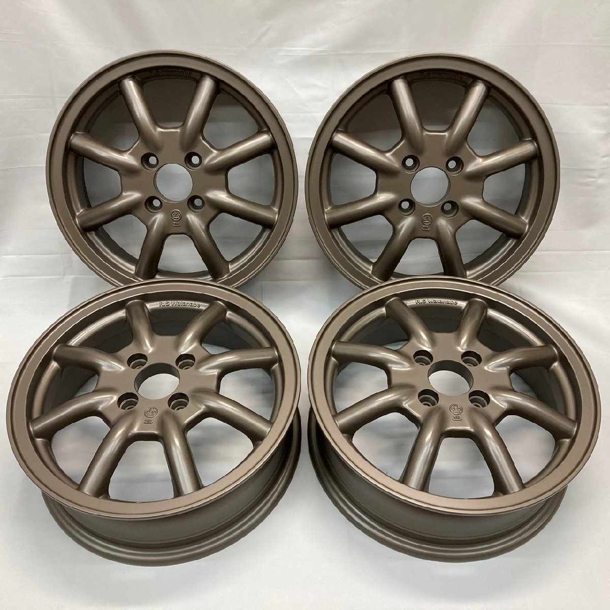 4本セット【在庫ありの場合即納】RS Watanabe F8F TYPE 15×5J+45 4H-100 新マグカラー コンパクトカーなどに / 15インチ