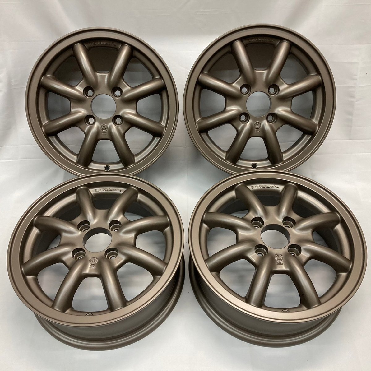 【在庫ありの場合即納】4本セット　RS Watanabe F8F TYPE 14×5J +45 4H-100 新マグカラー軽自動車などに / 14インチ
