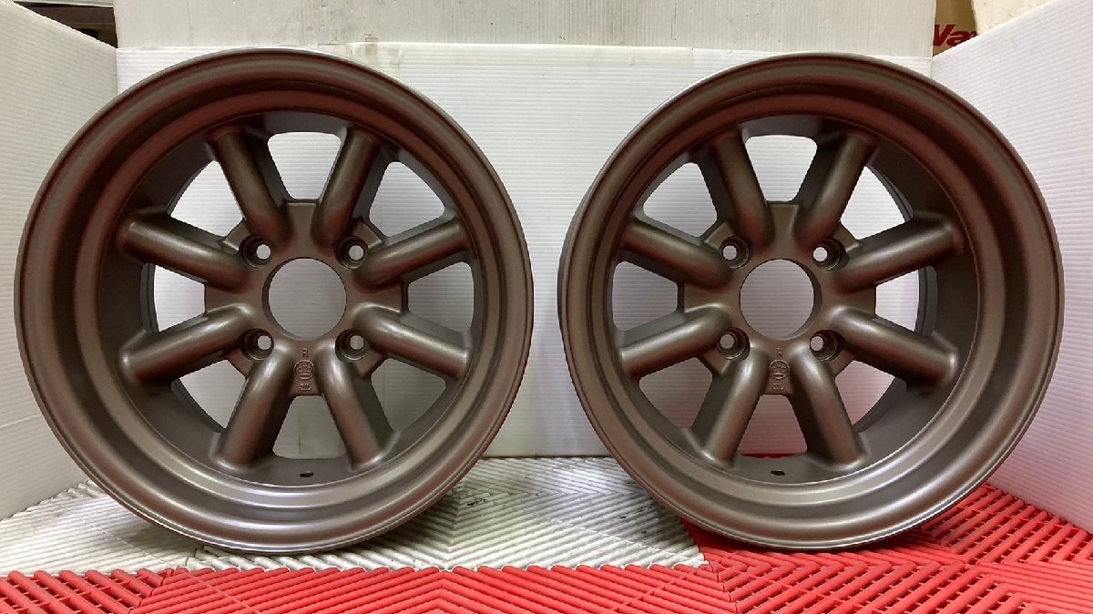 【在庫ありの場合即納】RS Watanabe R TYPE 14×8J-6 4H-114.3 新マグカラー/14インチ ワタナベ アルミホイール 2本