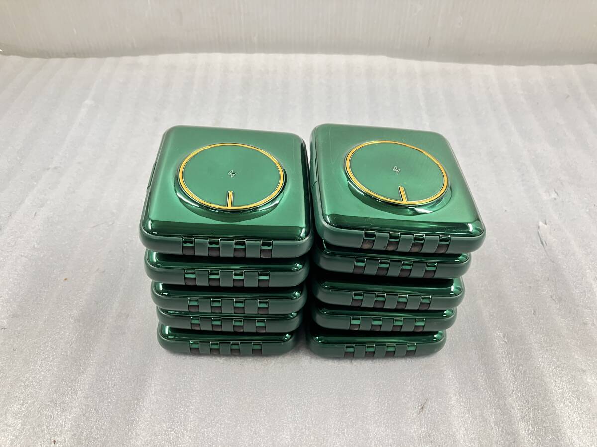 ●モバイルバッテリー 大容量 急速充電 15000mAh ワイヤレス充電 L19　10個セット　中古動作品