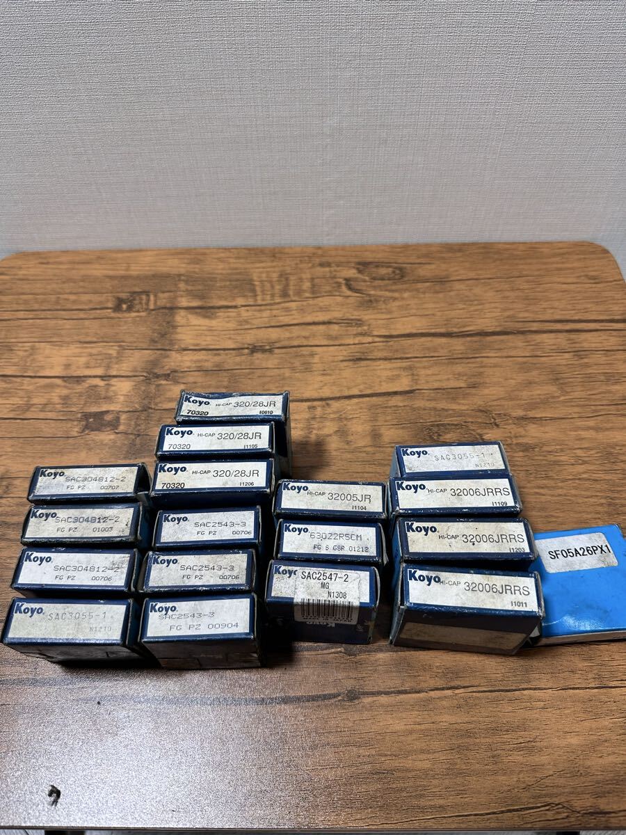 【まとめ】【新品未使用】ベアリング テーパーベアリング ボールベアリング Koyo NTN 17個 (131)