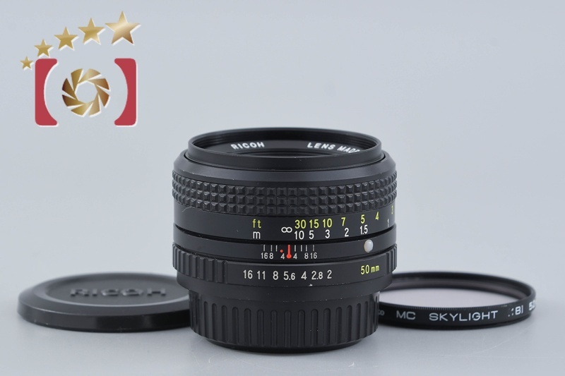 【中古】RICOH リコー XR RIKENON 50mm f/2 ペンタックスKマウント