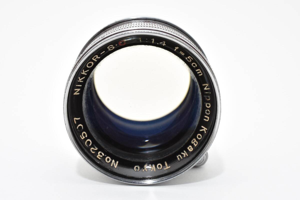 レア商品 東京表記 Nippon Kogaku Tokyo ニコン 日本光学 Nikon NIKKOR-S・C 5cm F1.4 Sマウント　♯4517