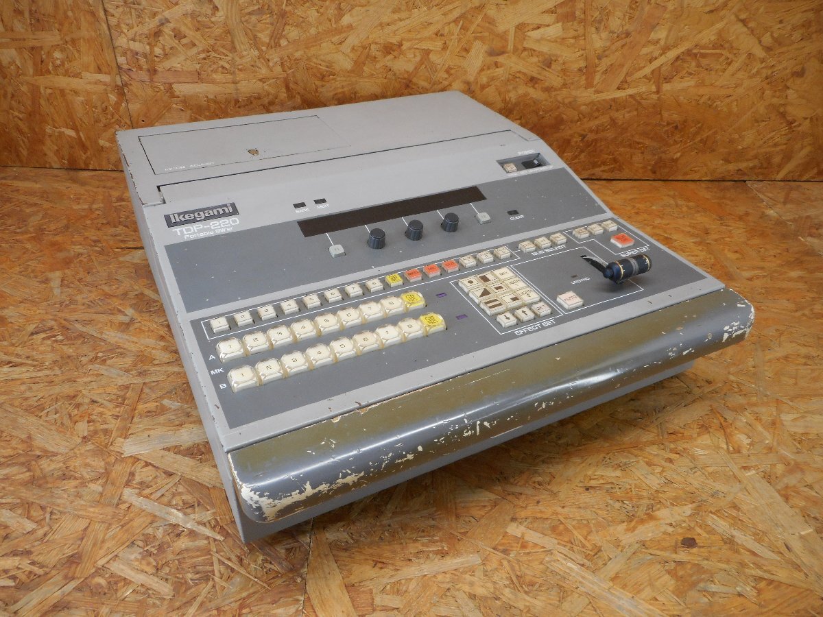 ◎Ikegami TDP-220 ポータブルスイッチャー 現状品 【通電のみ確認】◎Z-3410