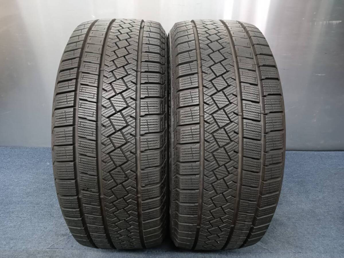 ★8-8.5分山★22年製★ ピレリICE ZERO ASIMMETRICO 225/45R17　2本セット スタッドレス　C1273