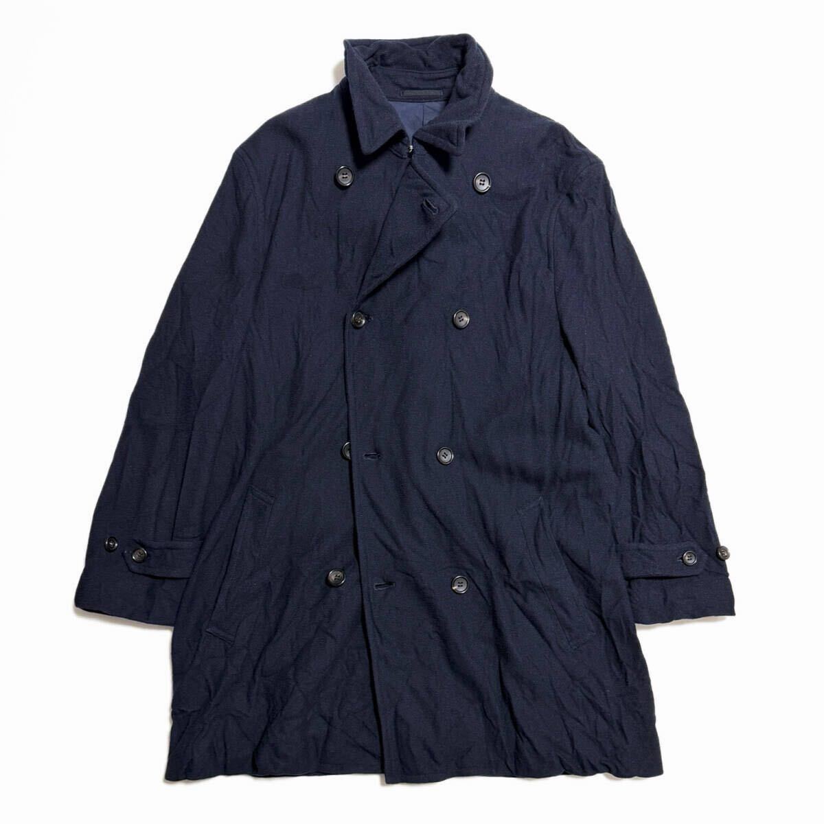 97AW 製品加工 ステンカラーコート コムデギャルソンオムプリュス HOMME PLUS 1997AW Boiled Wool Balmacaan Coat 94AW 1994AW ウール縮絨