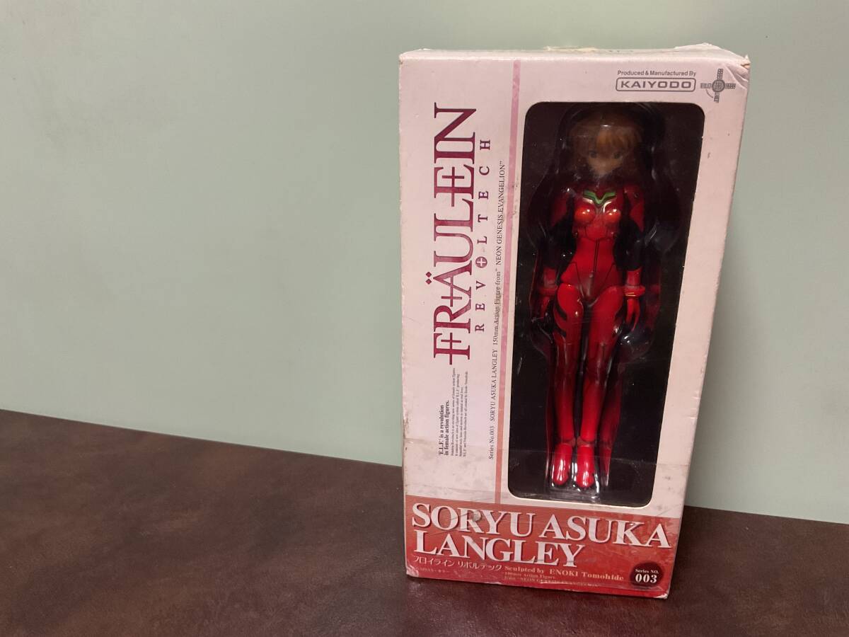 新品訳あり2★ 新世紀エヴァンゲリオン フロイラインリボルテック No.003 惣流・アスカ・ラングレー 1/10 可動フィギュア 海洋堂