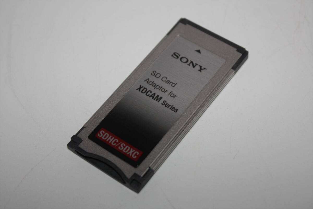 送料無料！　SONY　MEAD-SD02　美品　SDカードアダプター（検索：業務用ビデオカメラ、PMW-、PXW-、PDW-、HDW-、XDCAM、AG-AC）