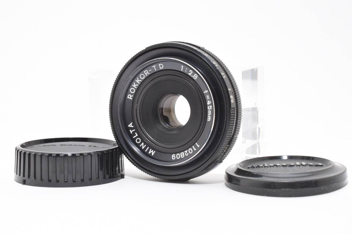 【美品・動作品】MINOLTA ROKKOR-T D 45mm F2.8　No.1001