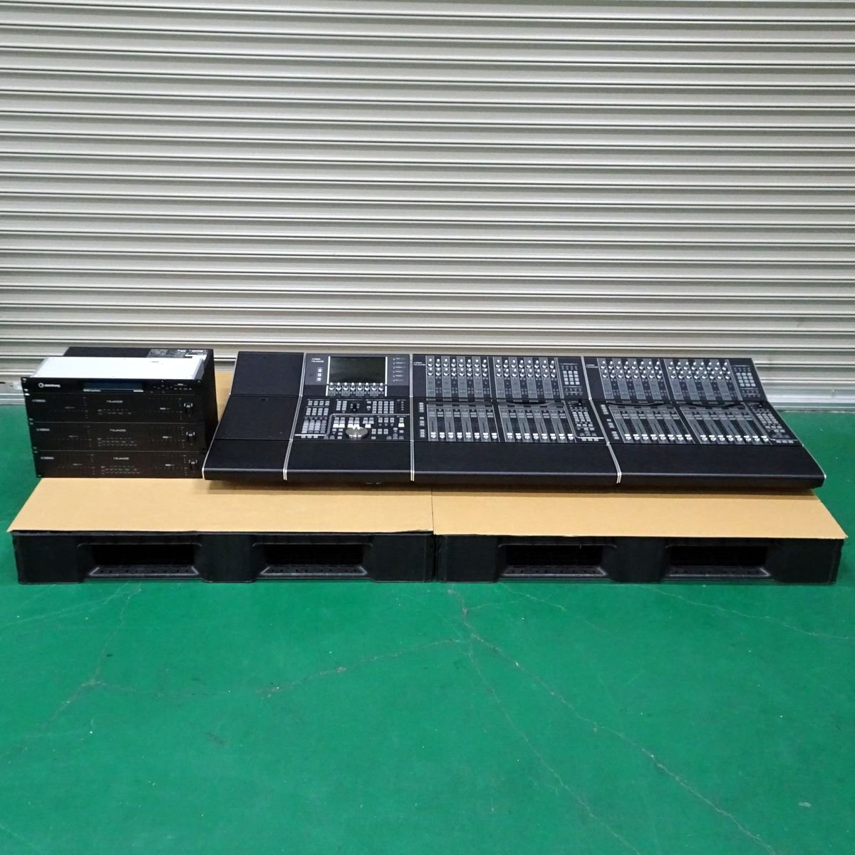 YAMAHA NUAGE オーディオプロダクションシステム（マスター*1/フェーダー*2/IOユニット*3/SYNC*1台）Nuendo用【中古/動作確認済み】