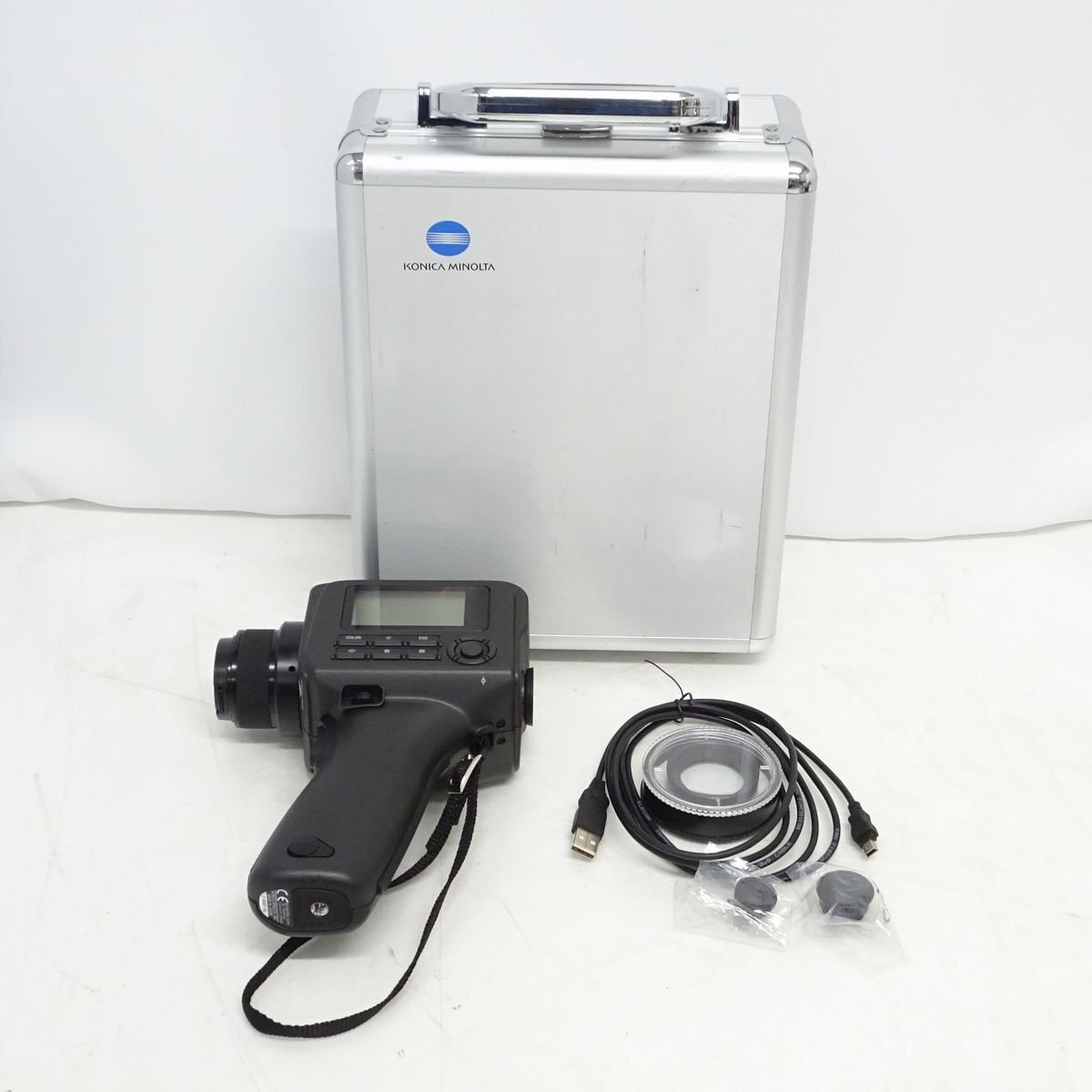 KONICA MINOLTA CS-160 色彩輝度計 ハンディタイプ USB/CLOSE-UPレンズ付き【中古/美品/動作品】#439950