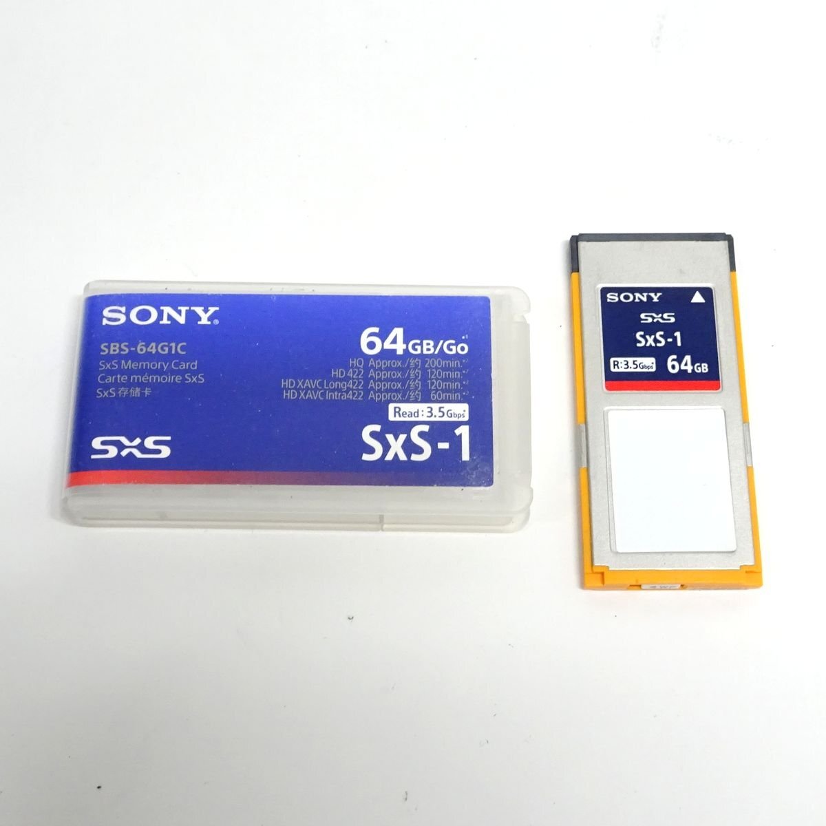 SONY SBS-64G1C SxS-1 メモリーカード 64GB XDCAM用（複数在庫・フォーマット済）【中古/動作品】#440019-26