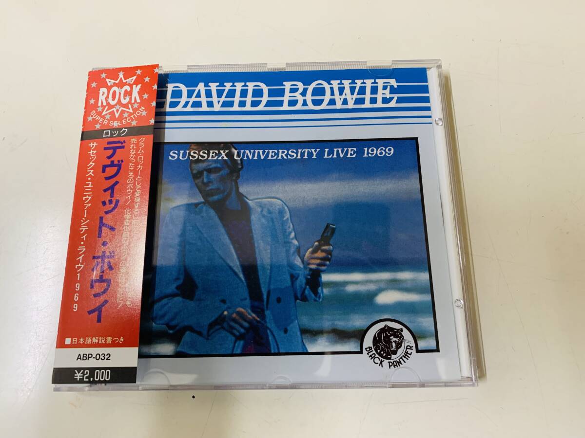 ☆ DAVID BOWIE デヴィッド・ボウイ　／サセックス・ユニヴァ―シティ・ライヴ１９６９ ＜中古CD＞