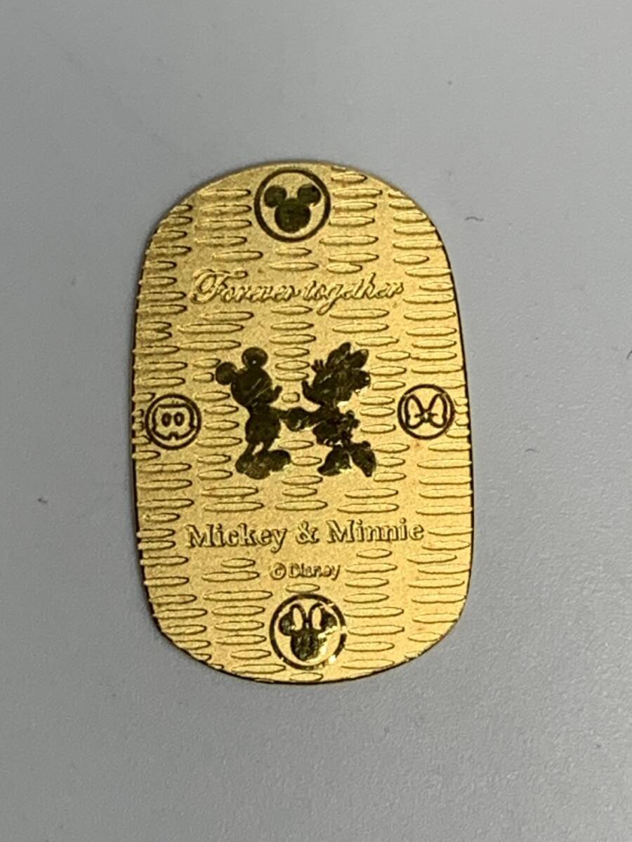 純金 小判 ディズニー ミッキー＆ミニー 5g K24 金