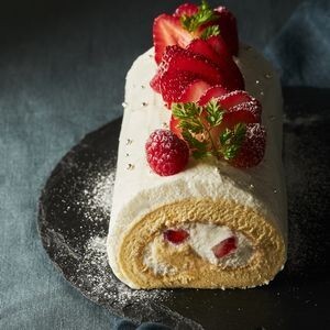 ABCクッキングレシピ＊1dayレッスン「いちごのシフォンノエル」 紙レシピ