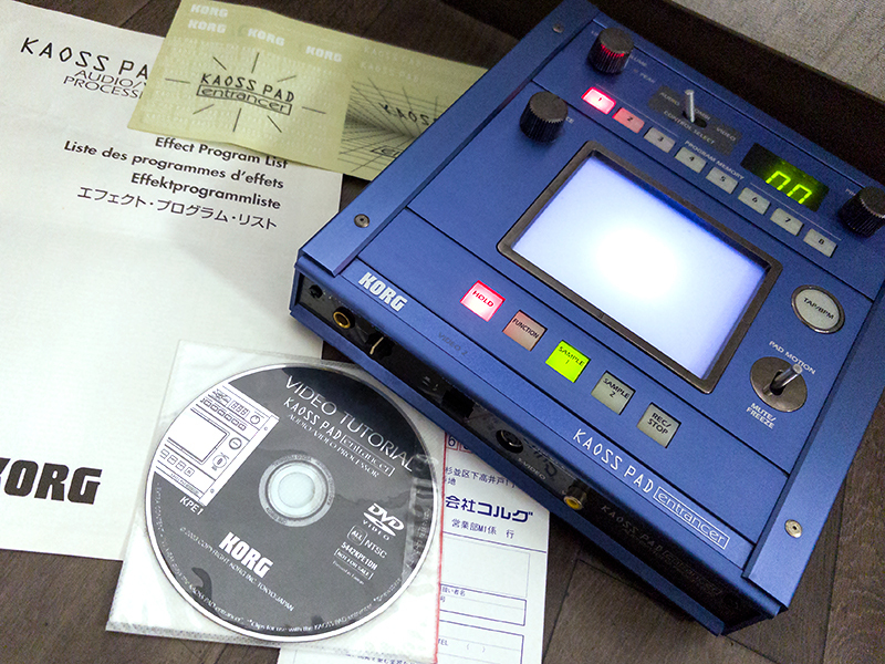3R6668▲希少 KORG KAOSS PAD Entrancer KPE1 オーディオ・ビデオプロセッサー エフェクター コルグ▲1204