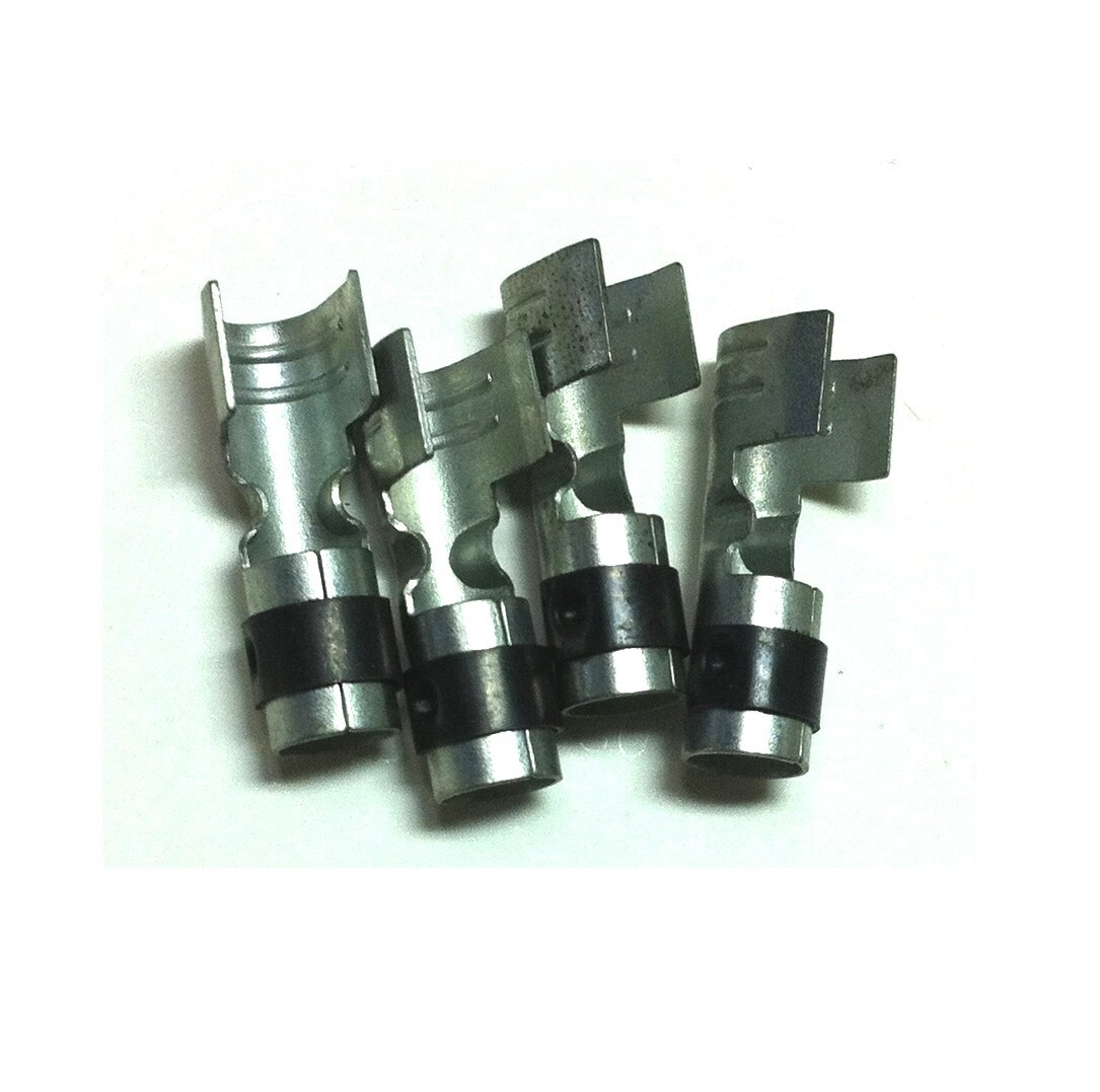 .ターミナルナット端子セット　(4個セット)　(IGコネクター 点火プラグコネクター　MSD ビンテージ マシン　スパークプラグコード 自作用 )