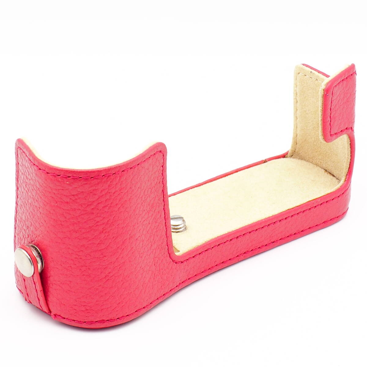 FUJIFILM X-A3 対応 ボトムレザーケース BLC-XA3 PINK 希少カラー 中古良品 純正ならではの鮮烈で華やかな ピンク